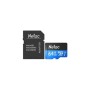 Карта памяти Netac NT02P500STN-064G-R U1/C10 64GB с адаптером SD