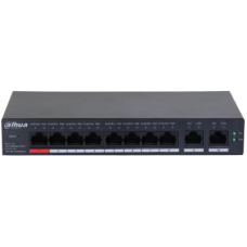 DH-CS4010-8ET-110 10-портовый управляемый коммутатор PoE