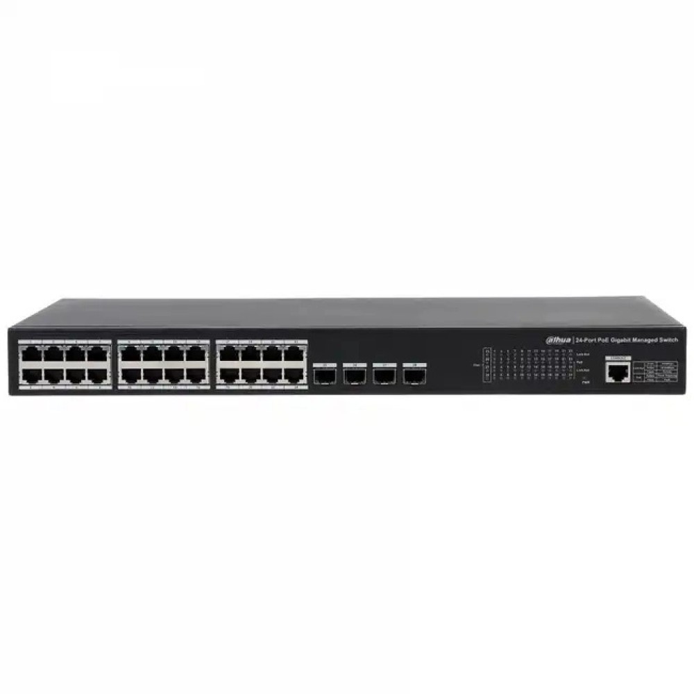 DH-PFS4428-24GT-370 24-портовый управляемый PoE коммутатор